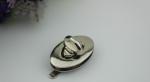 Shiny gold bag hardware fittings fashion zinc alloy twist turn lock for purse