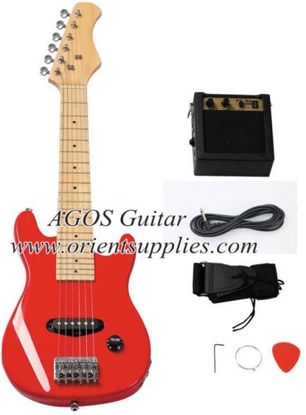 30" Toy Electric guitar Set Children guitar package guitar kit with 3W amplifier