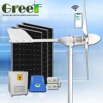 High Efficiency Solar Hybrid Wind Turbine System Household 10KW