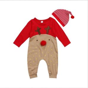 China Hot Sell Organic Cotton boutique Baby Rompers Knit Clothes factory