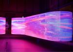 Soft Film Group Advertising Flexible LED Full Color Screen 4mm Pixel Curved