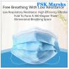 Buy cheap Block Coronavirus 3 Ply Disposable Face Mask Aseptic Melt Blown Cloth Blue Mask from wholesalers