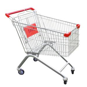 China Plastic Supermarket Accessories Grocery Folding Shopping Cart Customzied factory