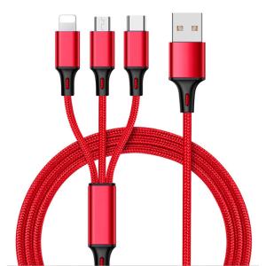 China TPE Covering Cotton Braided Magnetic Usb Data Cable QC2.0 factory
