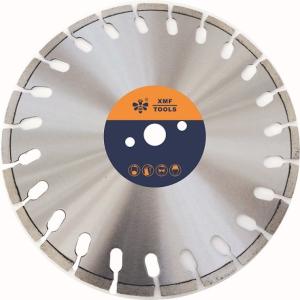 China Green Brick Diamond Walk Behind Concrete Saw Blades 12 / 14 Inches 25.4mm Arbor factory