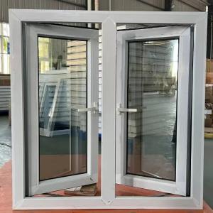 China Exterior UPVC PVC Vinyl Casement Window Design UPVC Casement Windows And Doors factory
