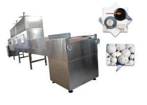 China Conveyor Belt Industrial Microwave Dryer Sterilization High Efficiency For Pet Food factory