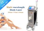 Three Wavelength Laser Body Hair Removal Machine 10-120j / Cm2 Fluence 1200W