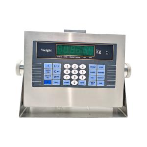 China Stainless Steel Truck Scale Indicator IP65 Weighing Indicator Waterproof Manual factory