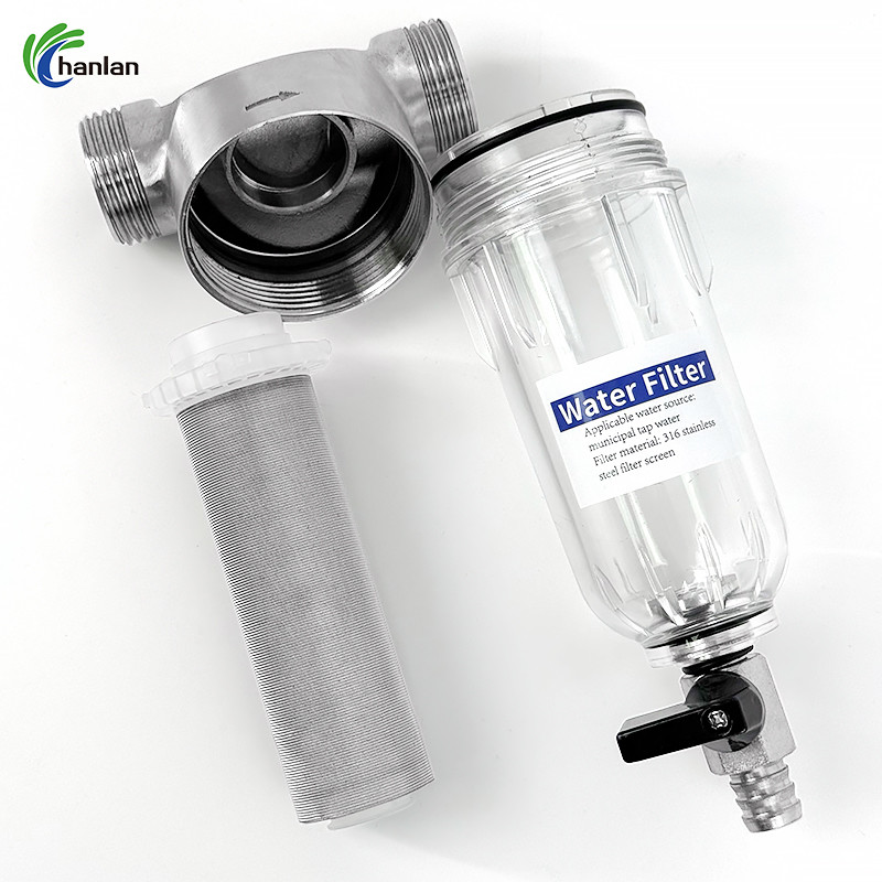 Home Stainless Steel Sediment Water Filter Pipeline Water Prefilter