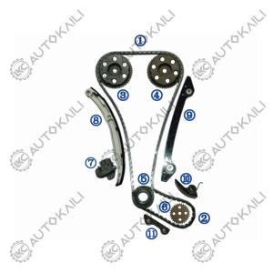 China Plastic PA66 / PA46 Timing Chain Kit For ESCAPE 2.3L 4CYL.Z 4WD 2005-2006 factory