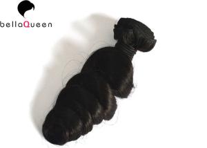 China 24 Inch Loose Wave Natural Black Brazilian Grade 7A Virgin Hair Weaves No Shed No Tangle factory