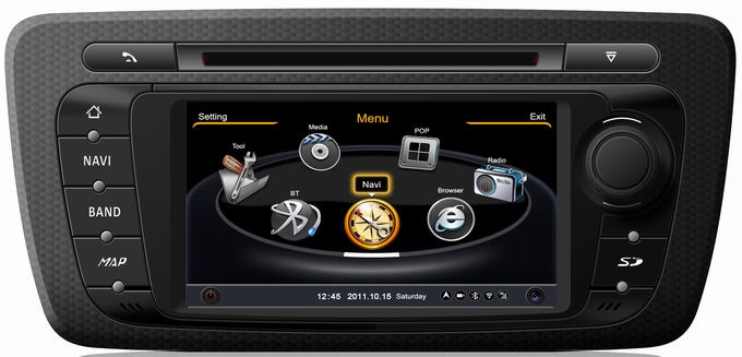 Car autoradio multimedia for Seat Ibiza 2013 with video 1080P A8 chip auto navigation OCB-246