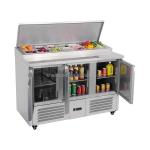Sharecool CE Refrigerated Saladette Counter Stainless Steel For Kitchen