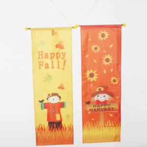 China Fall Harvest Flag Banner scarecrow factory