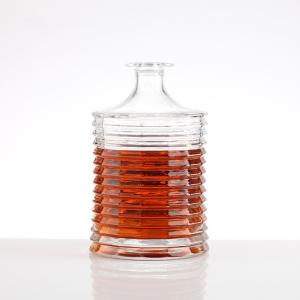 China Hot Stamping Customized Label 500ml 700ml 750ml Alcohol Drink Liquor Wine Glass Bottle factory
