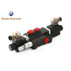 China 1 Spool 13 GPM 12V DC Hydraulic Monoblock Solenoid Control Valve For Tractor Loader on sale
