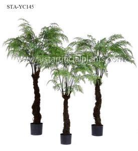 China Tropical Artificial Outdoor Ferns Palm Tree Environmental Customized Size factory