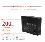 Uninterupted power source|portable inverter for laptop|outdoor camping energy