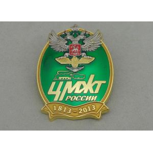 Zinc Alloy / Brass / Copper Ford transparenEnamel Medal, Custom Back Side Curved Medals for Swimming, Football, Marathon