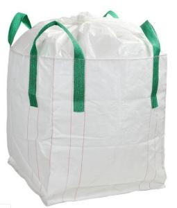 China 4 Handle Polypropylene Big Bag FIBC For Packing Silica Sand , 35 x 35 x 47'' Size factory