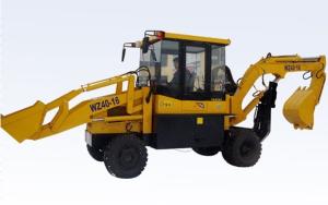 China 2WD economic Small Wheel Loader with backhoe 6500kg , Mini Bucket Loader factory