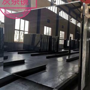 China Wall Mounted Tempered Glass Mirror Blue Bronze Custom For Decoration factory