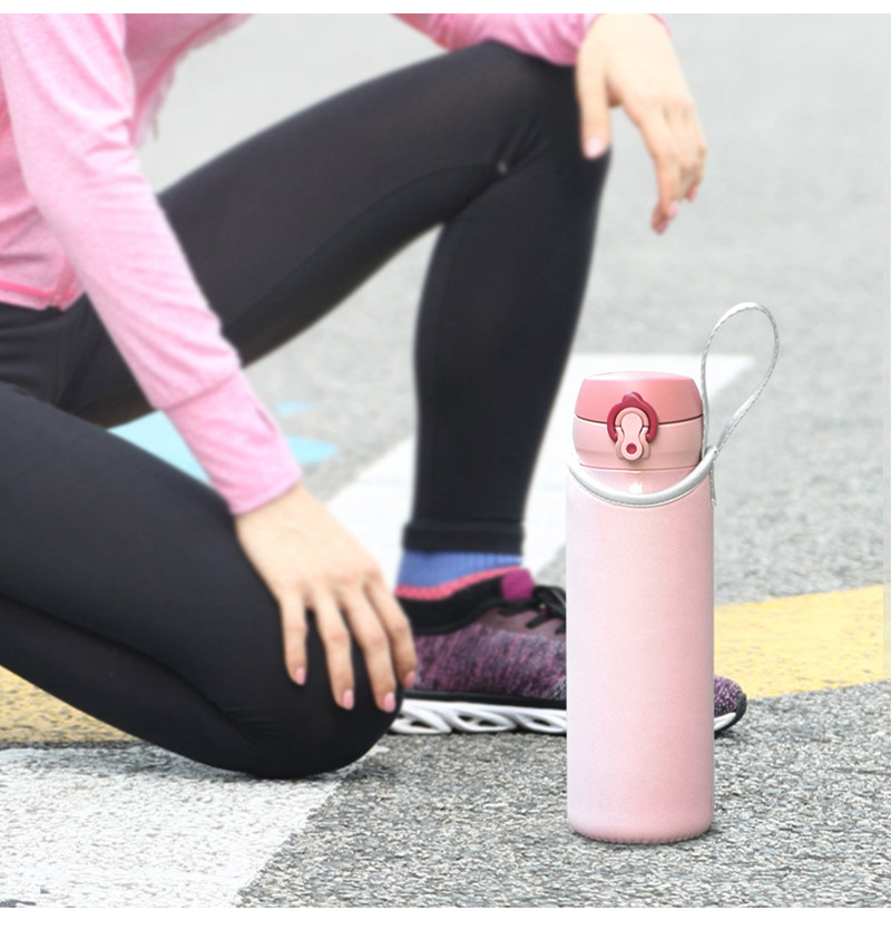Solid Color Neoprene Shakeproof Water Bottle Cooler Sleeve