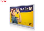 Indoor Lcd Wall Mounted Advertising Display 55 Inch Hight Resolution Wifi MP4