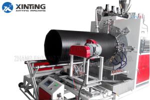 China Spiral PE Pipe Production Line HDPE Hollowness Wall Winding Type Single Screw factory