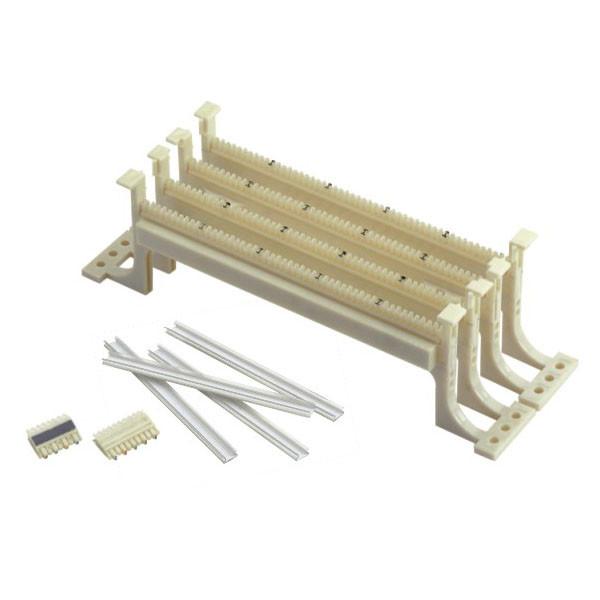 100 Pairs 110 Terminal Block Wall Mounted Wiring Block Patch Panel For