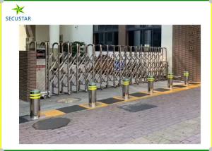 China Hydraulic Automatic Rising Bollards Stainless Steel Security Gate System factory