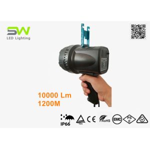 China 10000 Lumens Powerful Rechargeable LED Spotlight Adjustable Stand Tripod Mounted factory
