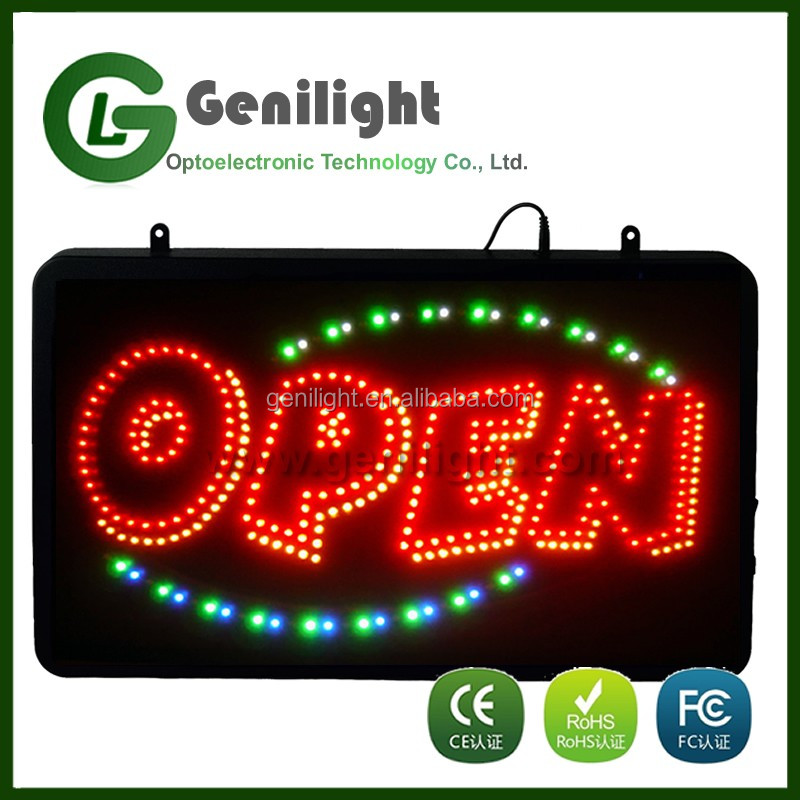 Rectangle LED NAILS SIGN Make Your Nail Display Shine with Our Motion Flashing Design