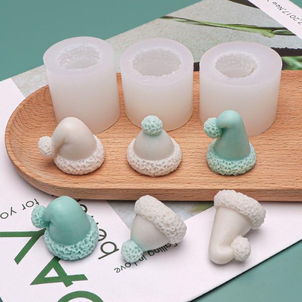 Silicone Christmas Mold for DIY Wax Candle Soap Art Craft Cake Chocolate Home Decor