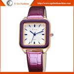 KM25 Women Stunning Round Crystal Dial Quartz Analog Leather Unisex Leather