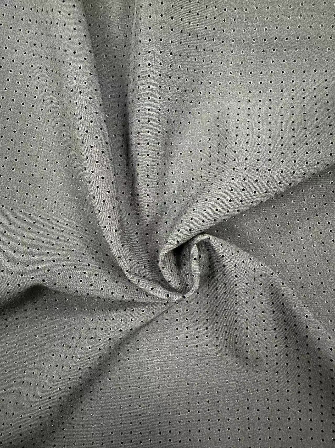 138GSM 92%P 8%SP 100D+40D*100D+40D 4-way spandex hole fabric
