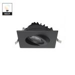 Square Gimbal 4 LED Recessed Eyeball Lights Residential For Bedroom
