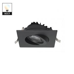 China Square Gimbal 4 LED Recessed Eyeball Lights Residential For Bedroom factory