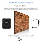 FM Wireless Headset Microphone Voice Amplifier Loudspeaker For Training,Sports