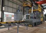 380V / 415V Roller Conveyor Blast Machine , Roller Conveyor System For Cleaning