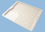 Pebbles Drain Cover Cement Walkway Mold , Concrete Tile Molds PP Material