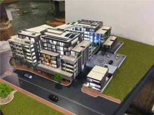 China Miniature Architecture House Model White Internal Light 1 / 75 Scale factory