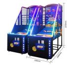 Indoor Amusement Park Hoop Street Arcade Basketball Machine Coin Operated 110V