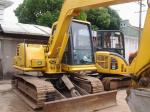 crawler moving type used komatsu PC60-7 japan mini crawler excavator