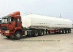 Carbon Steel Fuel Tank Semi Trailer 4 Axle for oil, diesel, gasoline, kerosene