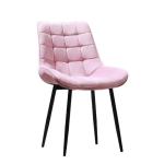 Bedroom Upholstered Green Dining Chairs Velvet Fabric Home Furniture