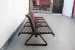 Double Side Commercial Metal Benches Outdoor For Patio Park OEM ODM