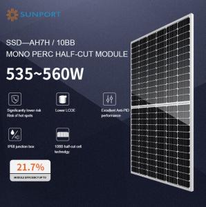 China Sunport AH7H/10BB 535W-560W Monocrystalline Bifacial Solar Module factory
