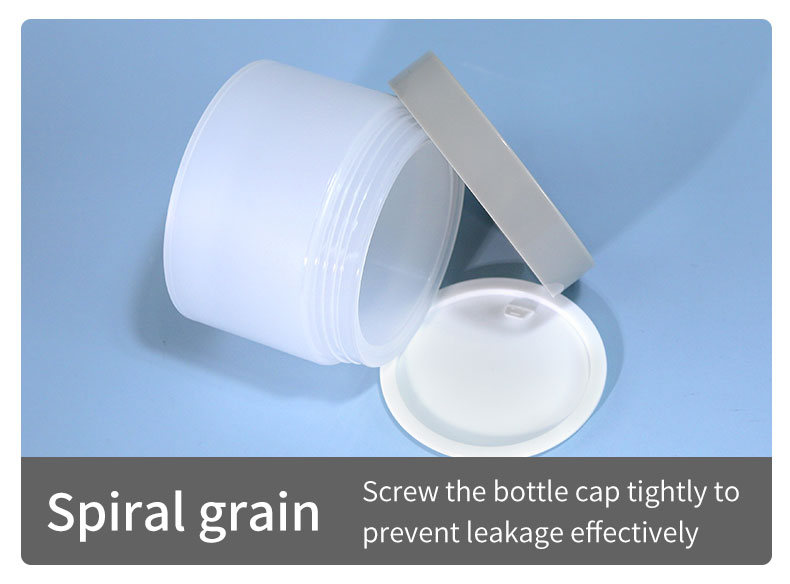 Double Wall PP 100g 3.38oz Cosmetic Jars for Body Butter Jars Cream Material Face Mask Hair Oil Packaging Containers